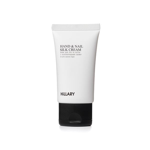 Крем для рук та нігтів з поліпептидами шовку Hillary Hand and Nail Silk Cream, 30 мл HI-08-783 фото