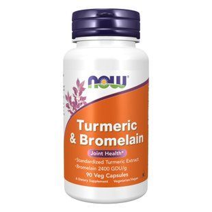 Turmeric & Bromelain - 90 vcaps 2022-10-2620 фото