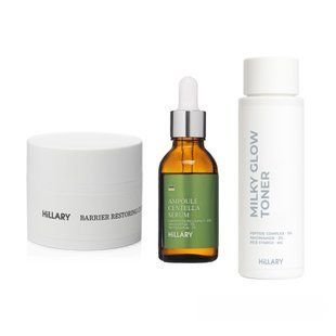 Набір для відновлення та освітлення чутливої шкіри Hillary Sensitive Skin Recovery & Glow Set K-11-685 фото