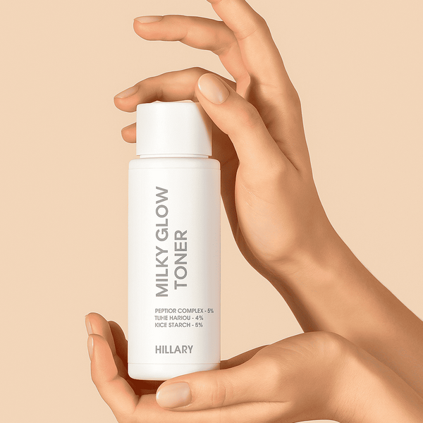 Тонер-молочко для зволоження та освітлення шкіри Hillary Milky Glow Toner, 100 мл HI-08-952 фото