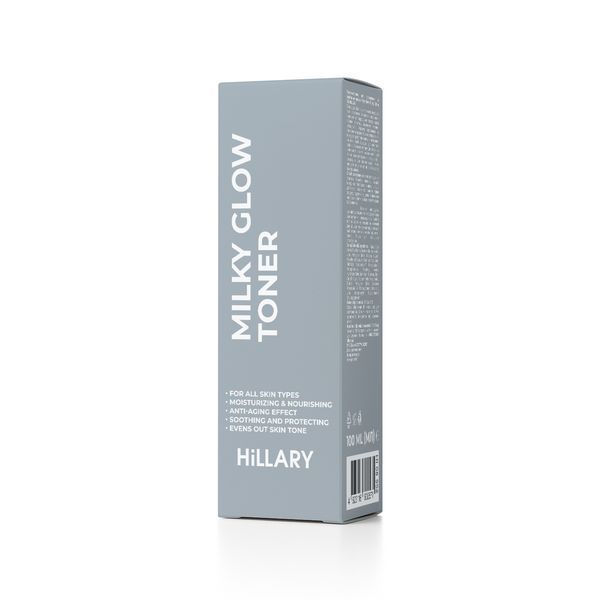 Тонер-молочко для зволоження та освітлення шкіри Hillary Milky Glow Toner, 100 мл HI-08-952 фото
