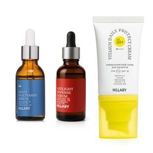 Набір проти жирності, запалень і пігментних плям SPF30+ Hillary Anti-Blemish & Oil Control Set with SPF30+ Protection K-11-849 фото