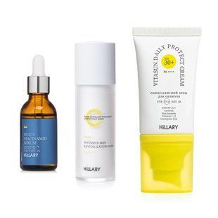 Комплекс для відновлення тону та захист від пігментації SPF 30 Hillary Tone Repair & Pigment Defense Set K-11-460 фото