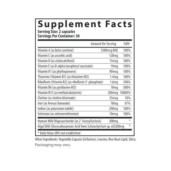 Postnatal Multivitamin Essentials with DHA - 60 caps 2023-10-6674 фото