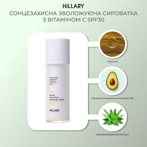 Набір для обличчя сонцезахисний та тонізуючий Hillary Sun protection and Toning K-11-165 фото