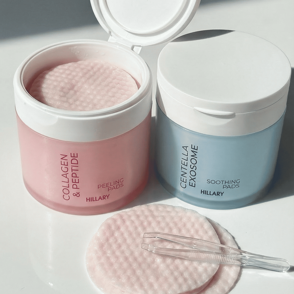 Відлущувальні тонер-педи з колагеном та пептидами Hillary Collagen & Peptide Peeling Pads, 60 шт HI-08-444 фото
