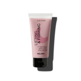 Ліфтинг-маска для обличчя та шиї Hillary Collagen & Peptide Lifting Clay Mask, 90 мл HI-08-458 фото