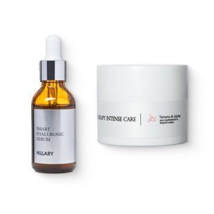 Гіалуронова сироватка Smart Hyaluronic + Крем для жирної та проблемної шкіри Tamanu & Jojoba HI-11-982 фото