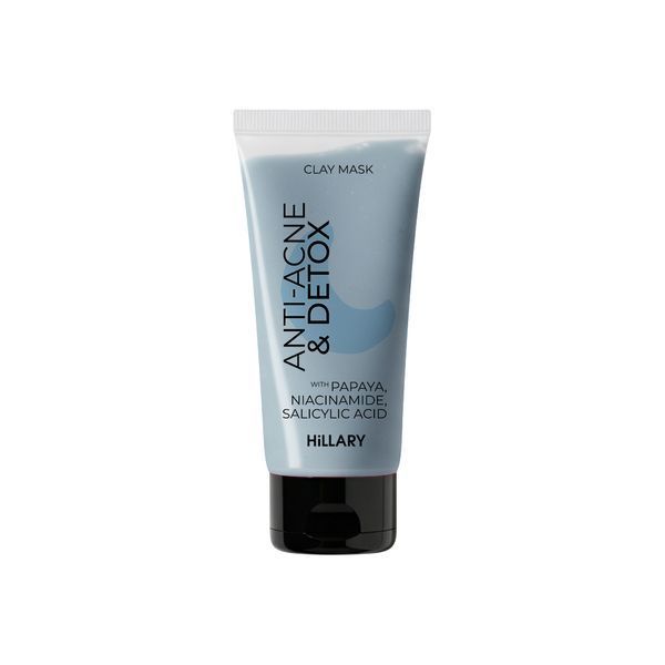 Глиняна детокс-маска для проблемної шкіри обличчя Hillary Anti-Acne & Detox Clay Mask, 90 мл HI-08-168 фото