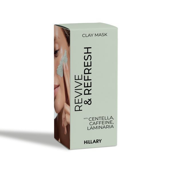 Освіжувальна протинабрякова глиняна маска Hillary Revive & Refresh Clay Mask, 90 мл HI-08-032 фото