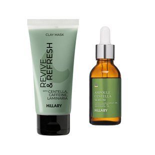 Набір для миттєвого відновлення та зменшення набряків Hillary Instant Freshness & Puffiness Relief Kit K-11-717 фото